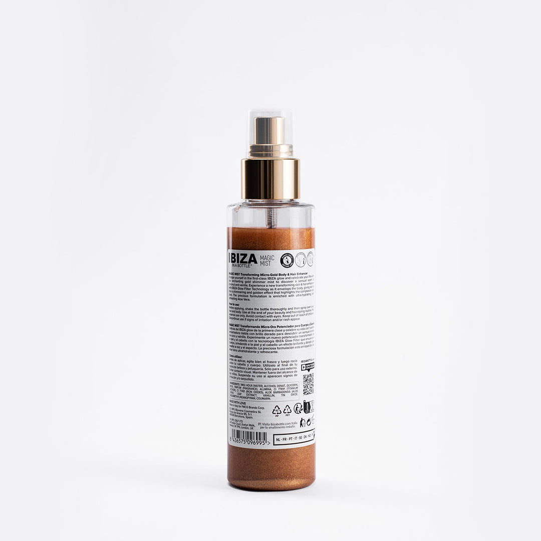 IBIZA Magic Mist Micro-Gold Shimmering Body & Hair Mist